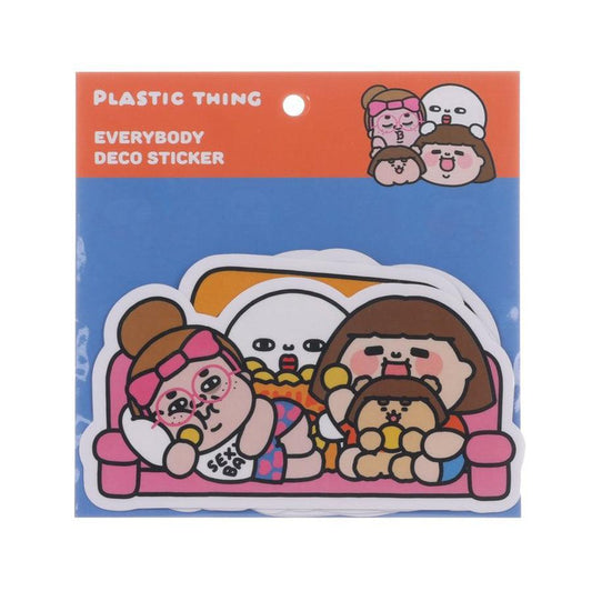 MS FATTY Plastic Thing Ms Fatty Sticker Pack(C) - LOG-ON