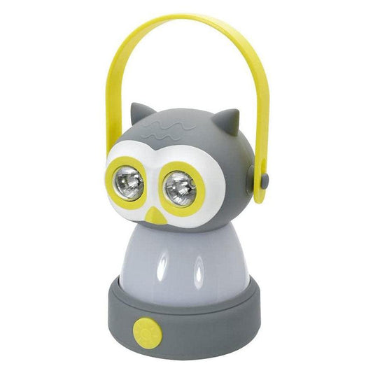 GENDAI HYAKKA Camper Owl Led Lantern Grey (190g) - LOG-ON