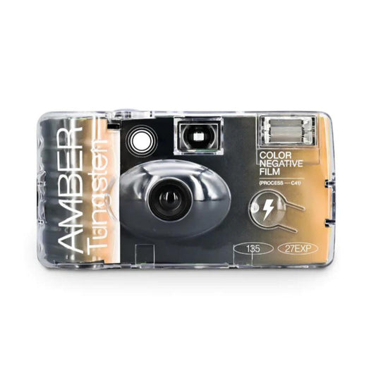 RETO AMBER Tungste 35 Disposable Camera 27EXP - LOG-ON