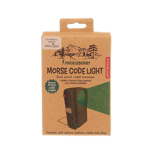 KIKKERLAND Huckleberry Morse Code Light - LOG-ON