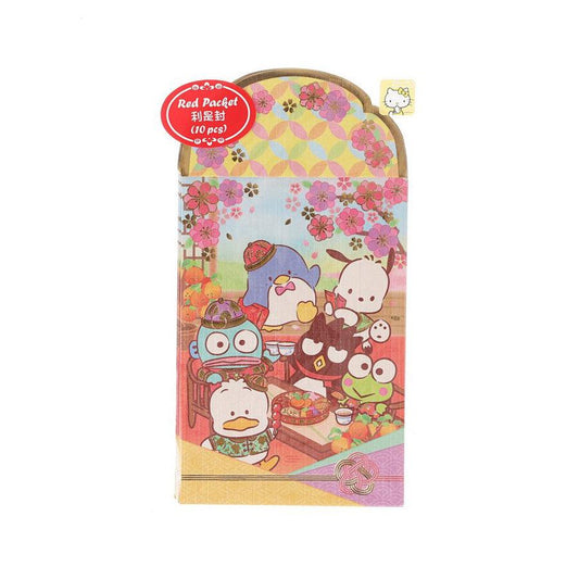 SANRIO CNY Red Packet 12X8cm 10pcs - Sanrio Character Pink - LOG-ON