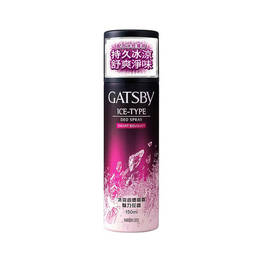 GATSBY Ice-Type Deo Spray (Smart Bouquet) 150Ml - LOG-ON