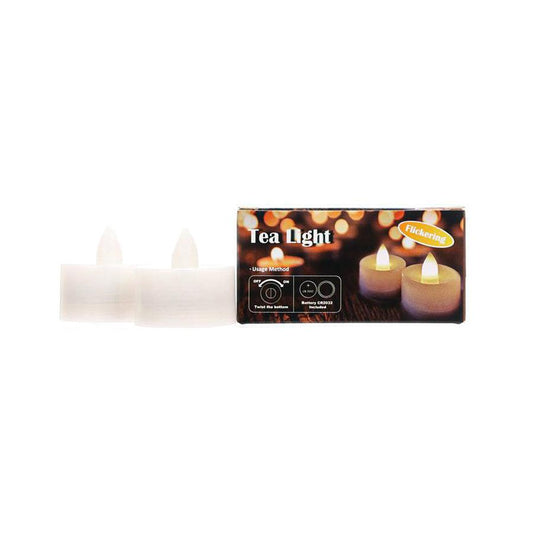 Candle Light (Set of 2) w/CR2032 Battery - LOG-ON