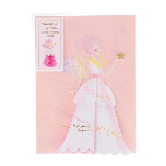APJ Greeting Card - Happiness Princess Honey Comb Pink (15g) - LOG-ON
