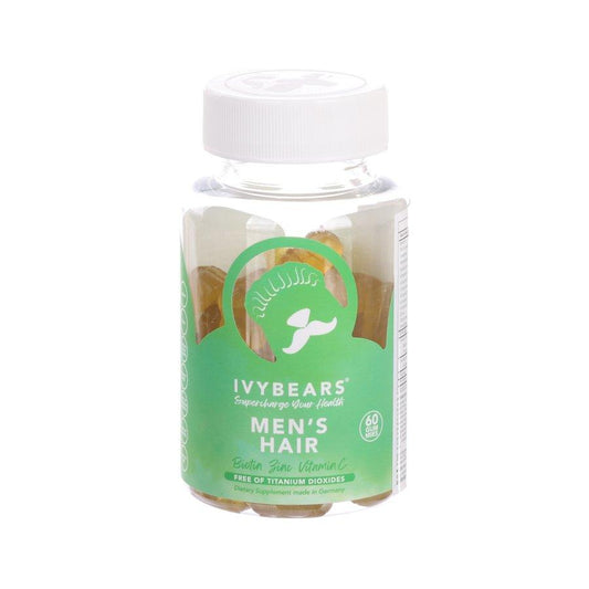 IVYBEARS Men's Hair Vitamins Gummy (60pcs) - LOG-ON