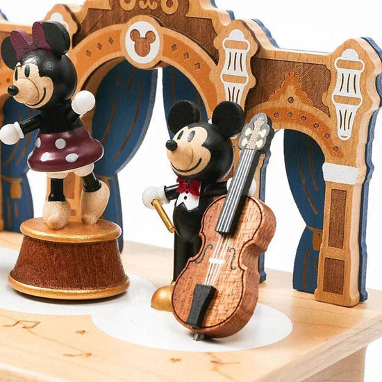 WOODERFUL LIFE Music Go Round Disney Vintage Mickey - LOG-ON