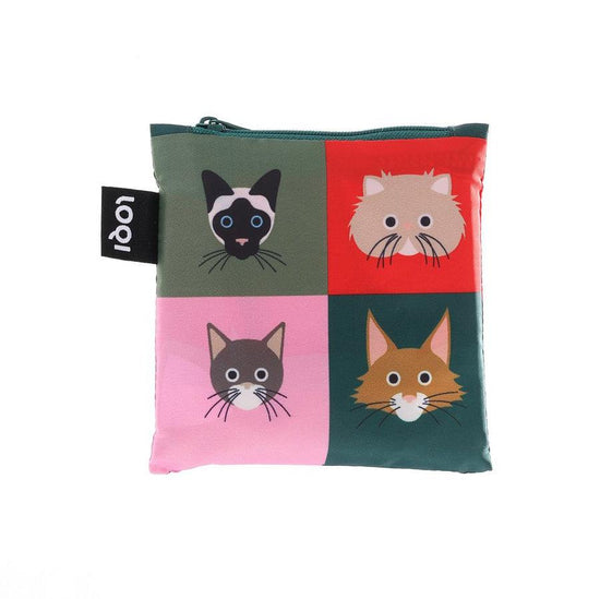 LOQI Foldable Bag-Cats - LOG-ON