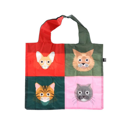 LOQI Foldable Bag-Cats