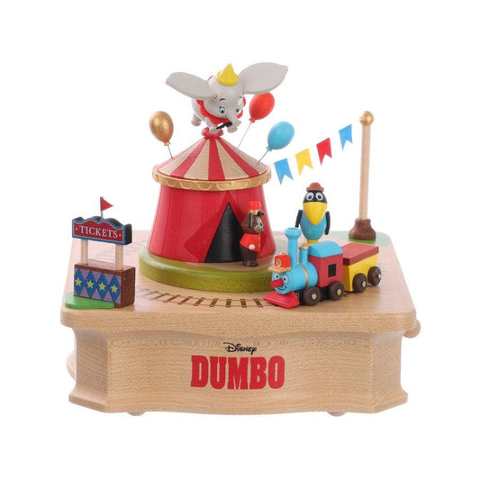 WOODERFUL LIFE Swaying & Round Music Box-Dumbo's Circus - LOG-ON