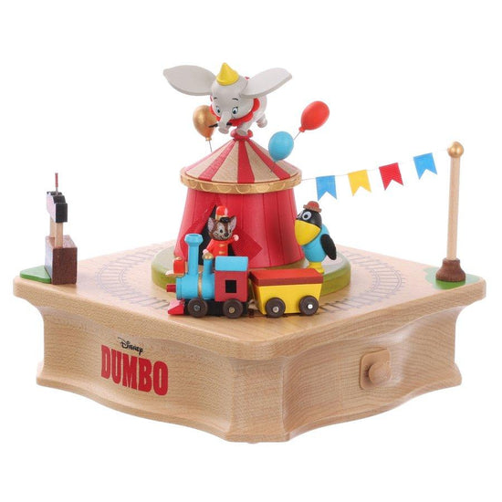 WOODERFUL LIFE Swaying & Round Music Box-Dumbo's Circus - LOG-ON