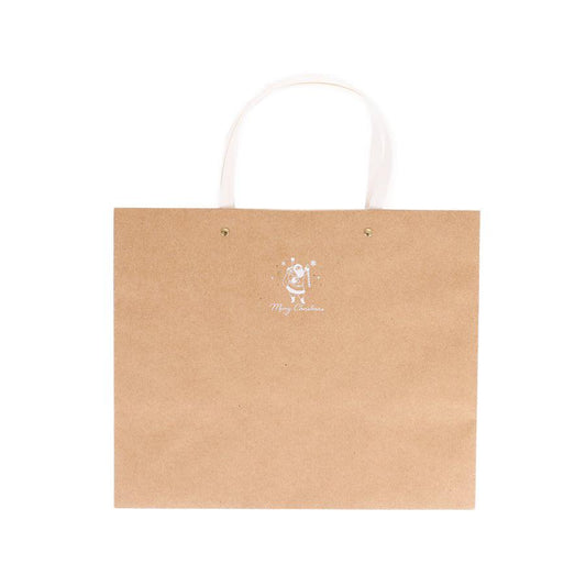 TSUTSUMU Xmas Paper Bag - Natural Santa (103g) - LOG-ON
