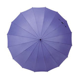 SMV JAPAN 16 Bone L Weight Stick Umbrella Purple (395) - LOG-ON