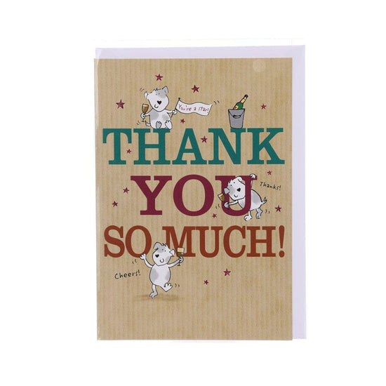 PICCADILLY THANK YOU CARD - DOG - LOG-ON