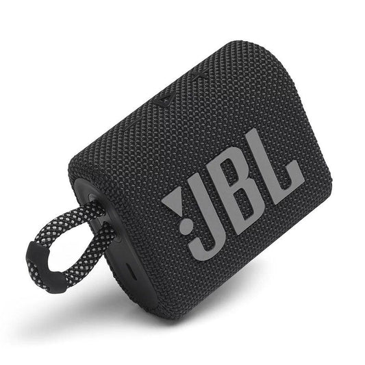 JBL Go 3 Portable Waterproof Speaker Black - LOG-ON