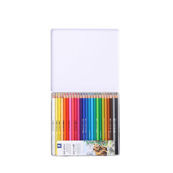 STAEDTLER Design Journey Colouring Pencils (Tin of 24) - LOG-ON