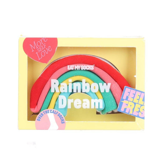 EATMYSOCKS Socks Rainbow Dream Pinky - LOG-ON