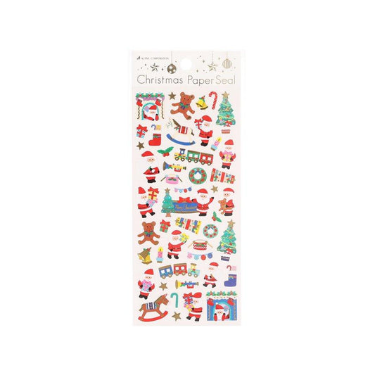 ACTIVE CORP Xmas Paper Stickers - Toys - LOG-ON