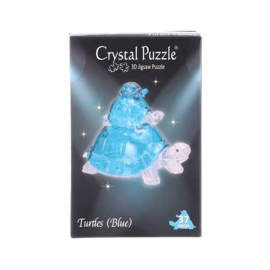 3D CRYSTAL PUZZLE 3D Crystal Puzzle - Turtles (Blue)