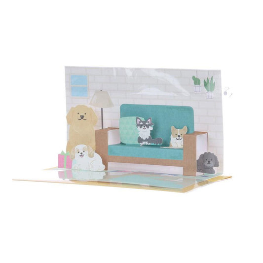 SANRIO For You Card Pop Up - 5 Dogs - LOG-ON