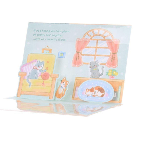 SANRIO For You Card Pop Up - Cats - LOG-ON