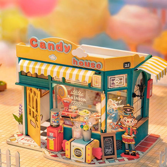 ROBOTIME Rolife Rainbow Candy House DIY House - LOG-ON