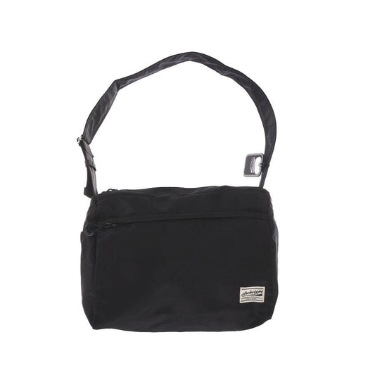 ARCHETYPE Oversize2.0 Nylon Shoulder Bag Black - LOG-ON