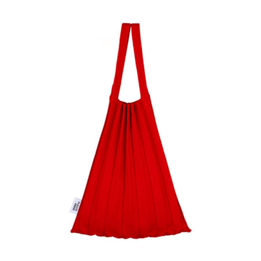 PLEATSMAMA PM11ZW-MB01 Mini Tote Bag Red