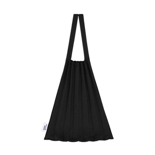 PLEATSMAMA PM11ZW-MB01 Mini Tote Bag Black