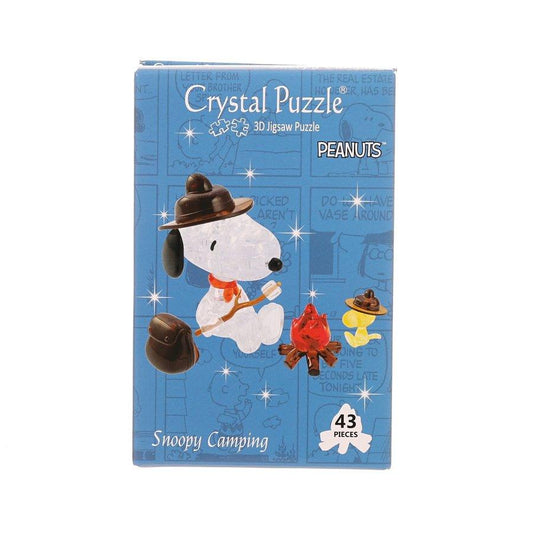 3D CRYSTAL PUZZLE 3D Crystal Puzzle Snoopy Camping - LOG-ON