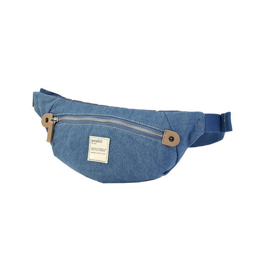 ANELLO Conny Denim Waist Bag-Blue  (170g)