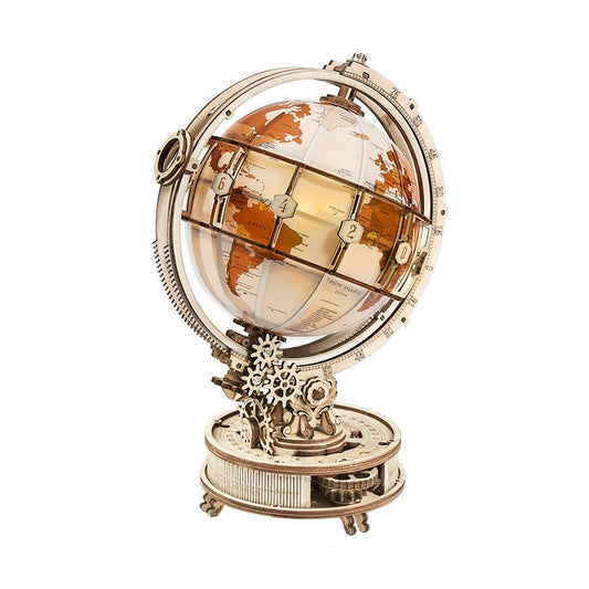 ROBOTIME ROKR Luminous Globe Wooden Puzzle - LOG-ON