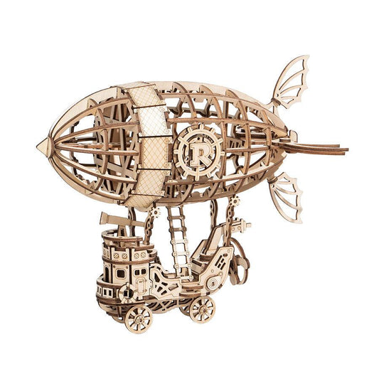 ROBOTIME ROKR Airship Wooden Puzzle - LOG-ON