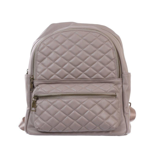ARCHETYPE Ellie Quilted Backpack Beige