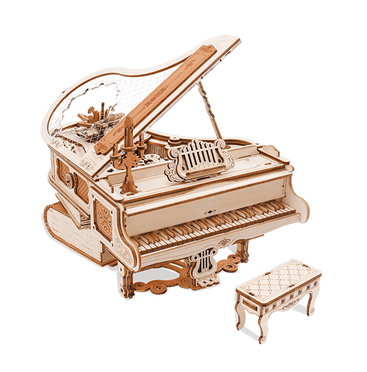 ROBOTIME ROKR Magic Piano Mechanical Music Box - LOG-ON