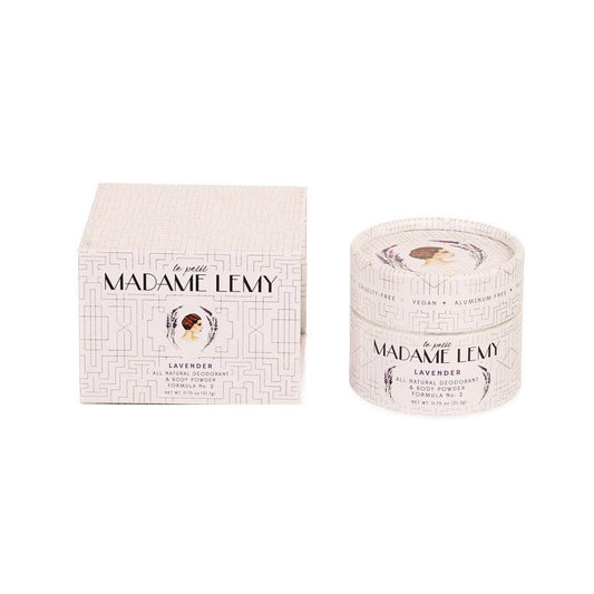 MADAME LEMY Lavendar Body Powder & Deodorant - LOG-ON
