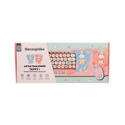 THECOOPIDEA Thecoopidea X Sanrio Tappy+ Wireless Keyboard & Mouse Set Little Twin Star - LOG-ON