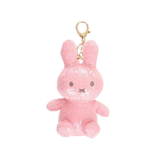 MIFFY VIPOxMiffy Bright Keychain 15cm Pink - LOG-ON