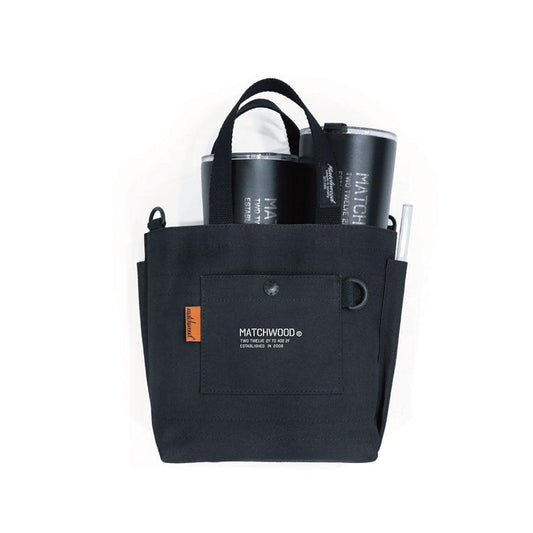 MATCHWOOD Matchwood 2Cups Bottle Shoulder Bag - Black (150g) - LOG-ON