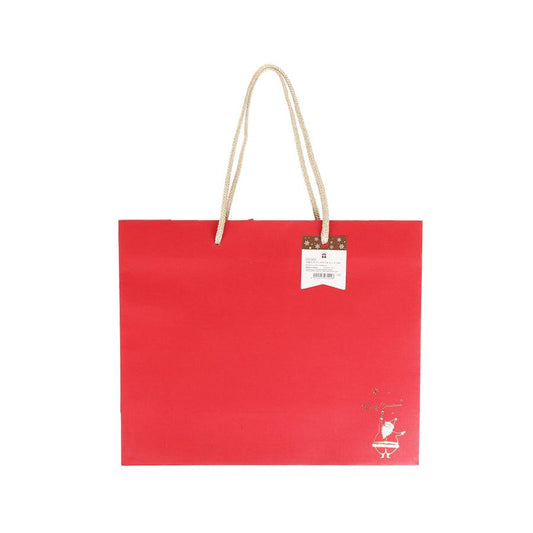 TSUTSUMU Xmas Paper Bag 28 X 34 cm - Red (103g) - LOG-ON