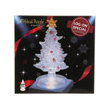 3D CRYSTAL PUZZLE 3D Crystal Puzzle Christmas Tree (LED) - LOG-ON