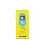 MOMAX 1-World 70W Gan Travel Adaptor - White - LOG-ON