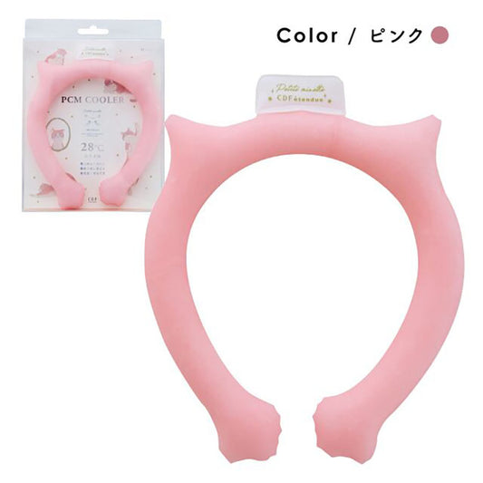 BISQUE BISQUE PCM 冰感頸環 - 貓/粉紅色  (144g)