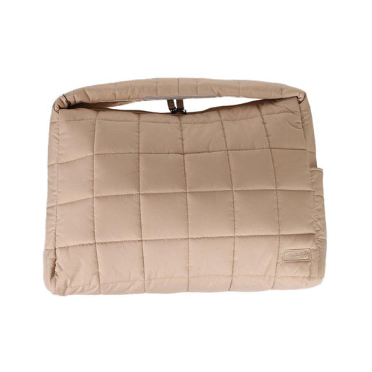 ARCHETYPE Oasis Quilted Satchel Beige - LOG-ON