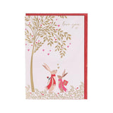 ARTFILE Valentine's Day Card - Love You X - LOG-ON