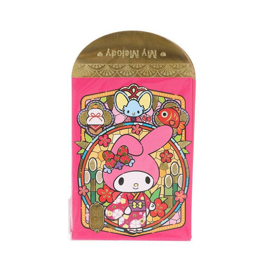 SANRIO CNY Red Packet Paint 11X8cm 8pcs - My Melody - LOG-ON