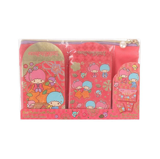 SANRIO CNY Red Packet 40pcs + Pouch - Little Twin Stars - LOG-ON