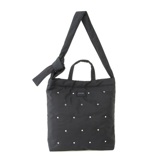 TRYSIL A4 Tote Studded -05 Black  (400g)