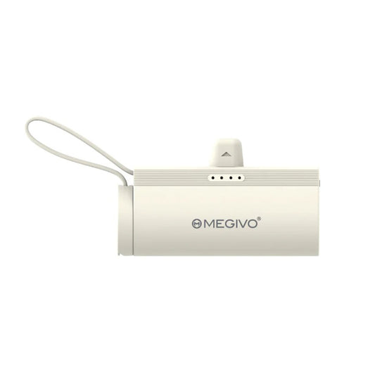 MEGIVO Zap ToGo 5000mAh Multi-Functional Tiny Powerbank Lightning Sandy Cream