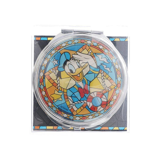 DISNEY Stained Glass Cover Mirror Donald Duck - LOG-ON