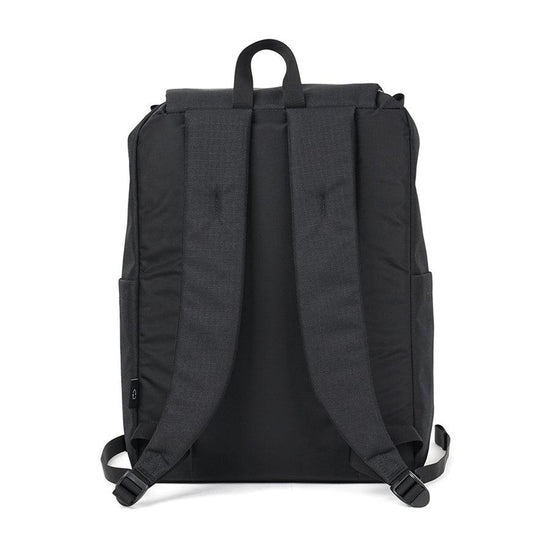 HELLOLULU Saro Utility Flap Backpack Mchar.Black - LOG-ON